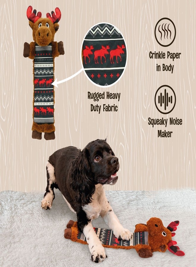 Lazy One Moose Squeaky Dog Toy, Soft Crinkle Toy for Dogs, Durable Fabric for Small, Medium, and Large Breeds - Image 5